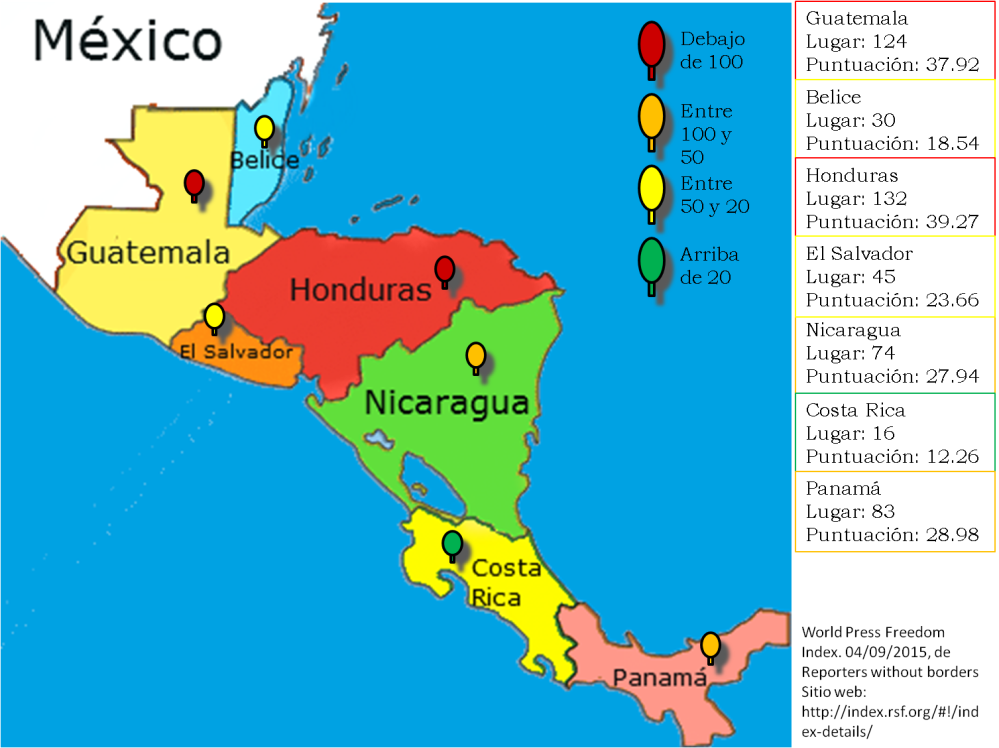 Mapa América Central-1